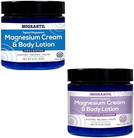 Topical Magnesium Cream & Lavender Magnesium Cream Bundle