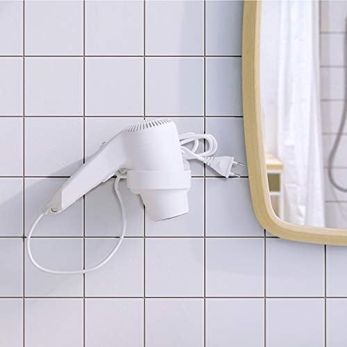 Hair Dryer Holder Wall Mounted, Bathroom Blow Dryer Stand