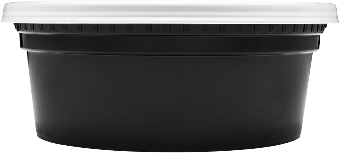 Karat [32oz - 240 ct] Clear PP Injection Molded Round Deli Containers with Lids (FP-IMDC32-PP)
