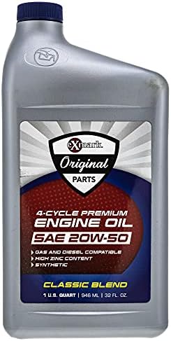 Exmark 135-3949 Engine Oil 20W-50 Full Synthetic 1 Quart Bottle