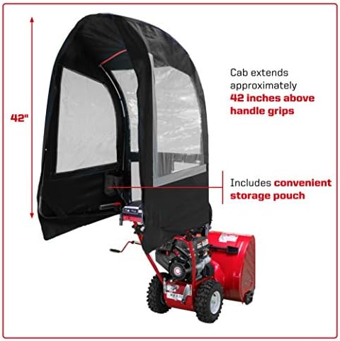 Arnold 490-241-0032 Univ Snow Thrower Cab, Black