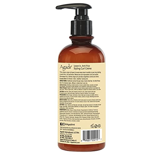 AGADIR Styling Curl Creme, 10 Fl Oz