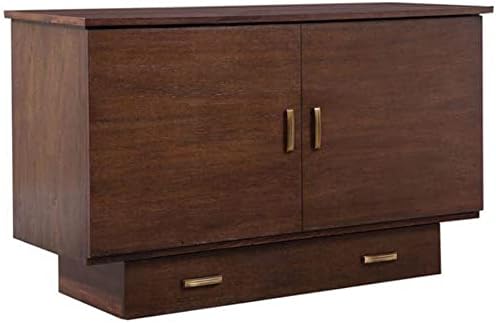 Arason Creden-ZzZ Cabinet Bed in Traditional Pekoe-Queen Size - Queen Size