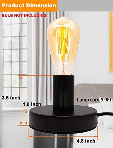 Industrial Table Lamp Base E26/E27 Ceramic Base Holder