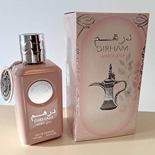 Ard Al Zaafaran Dirham Wardi EDP 100ML (3.4OZ) | Arabian Perfumery | Notes of Cardamom, Roses, Lavendar