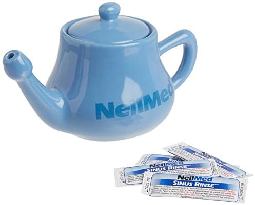 NeilMed Nasaflo Porcelain Neti Pot, 50 Count