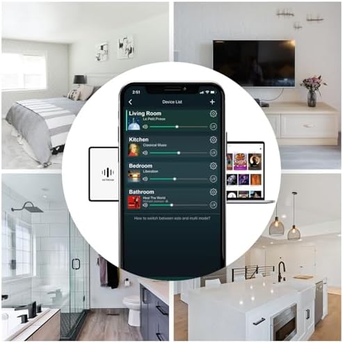 Arylic Up2stream S50 Pro+, Receiver Audio WiFi e Bluetooth, Preamplifier aptX HD con ESS Sabre Dac AKM ADC Multiroom/multizone