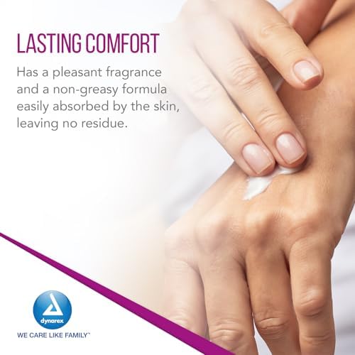 Dynarex DynaShield Skin Protectant Barrier Cream - Zinc Oxide Cream with Vitamins A, D, E