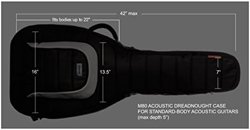 MONO Classic Acoustic Dreadnought Guitar Case - Black