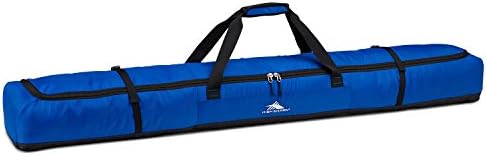 High Sierra Padded Ski Bag for Single Pair of Skis, Black, Up to 6 Feet