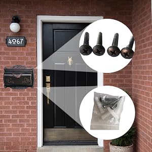 mailbox screws and mounting hardware
