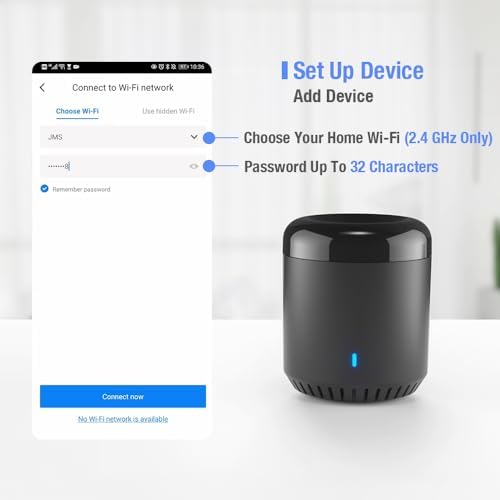 Broadlink RM Mini 3 2.4G Wi-Fi IR Smart Hub Learning Remote for TV