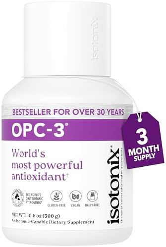 Isotonix Antioxidant Supplement, 90 Servings | Pycnogenol, Grape Seed, Pine Bark, Bilberry & Red Wine Extract, Polyphenols for Healthy Circulation, Isotonic, Vegan