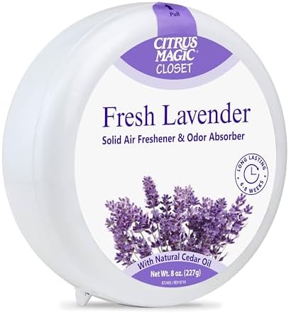 Citrus Magic Closet Solid Air Freshener, Cedar, 8 Ounce