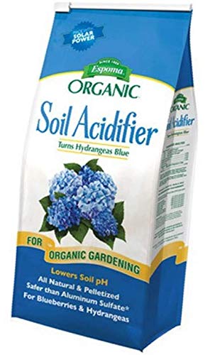 Espoma Organic Soil Acidifier Soil Amendment; Lowers Soil pH and Turns Hydrangeas Blue! Contains Elemental Sulfur & can be Used for Organic Gardening 30 lb. Bag - Pack of 1
