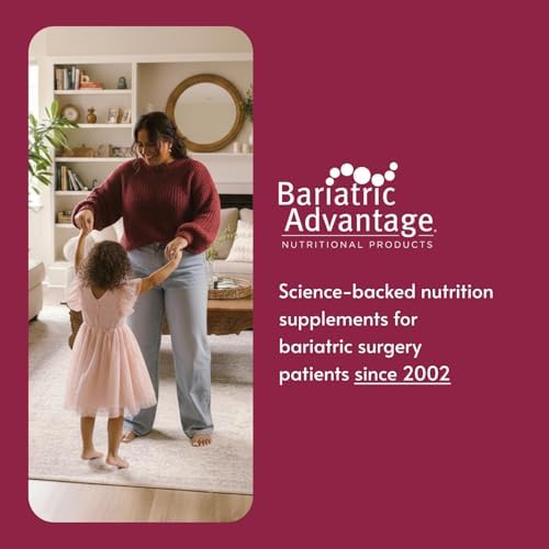 Bariatric Advantage Calcium Citrate Chewy Bites 250 mg with Vitamin D3 - Chewable Supplement for Bariatric Surgery Patients - Sugar-Free Calcium