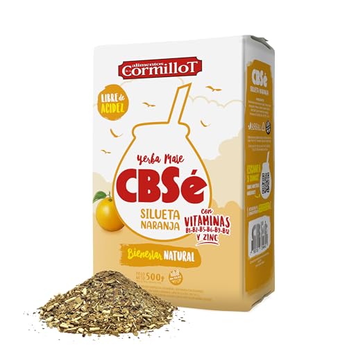 CBSe Silueta Naranja Yerba Mate – 500g (1.1 lb) Loose Leaf Herbal Tea – Argentine Yerba with Natural Orange Flavor – Light, Citrus-Infused.