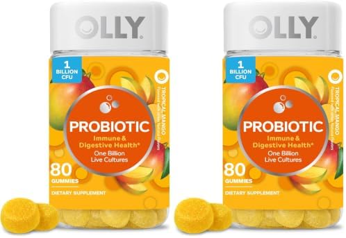 OLLY Probiotic Gummy, Immune System & Digestive Support*, Mango - 50 Count