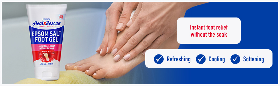 Epsom Salt Foot Gel
