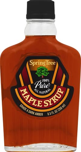 Spring Tree Pure Maple Syrup Bottle, 8.5 Fl Oz