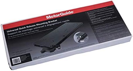 Motorguide 8M0095972 Universal Aluminum Quick-Release Bracket Kit for Electric Trolling Motors, Black Finish