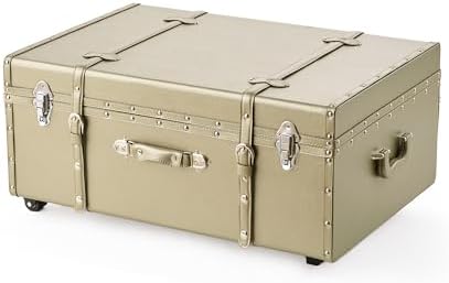 DormCo Texture® Brand Trunk - Glitter Gold 29"L x 20"W x 14"H