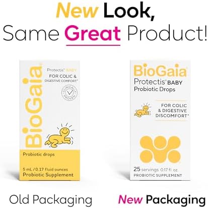 BioGaia Baby Probiotic Drops | Colic & Gas Relief | Safe for Newborns | Pediatrician-recommended | Ease Crying, Fussing, Colic, Gas