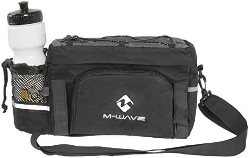 M-Wave Unisex's Amsterdam Bicycle Top Case-Black, Large | bike-panniers-and-rack-trunks