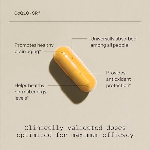 Quality of Life Powerful CoQ10 Sustained Released MicroActive Supplement for Enhanced Absorption, 100 mg of Per Capsule Supports Immune