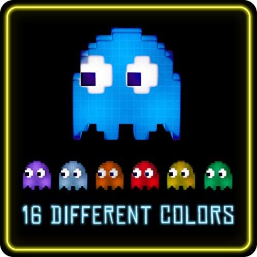 Pac-Man Ghost Light with Color Phasing Modes, Colors Change to Music