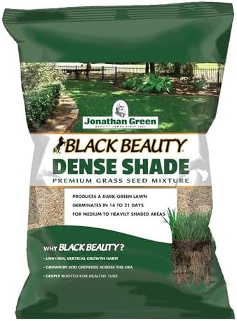 Jonathan Green & Sons, 7 lb, Dense Shade Grass Seed Mixture | Dark Green Turf, For Medium to Heavily Shaded Areas