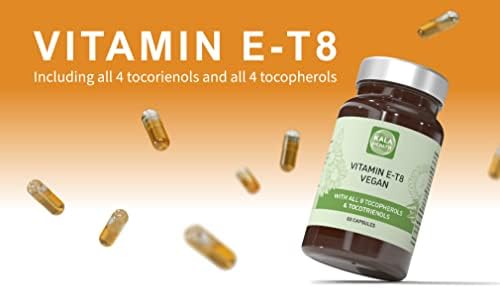 Unique Vegan Formula with All 8 Tocopherols and Tocotrienols Vitamin E – Contains no PAH’s, Heavy Metals