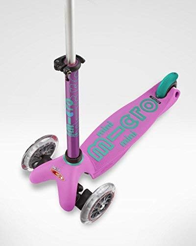 Micro Kickboard | Mini Kids Scooter for Ages 2-5 | Children up to 110 lbs | 3 Wheel Lean-to-Steer Design | Adjustable T Bar | Smooth Ride PU Wheels