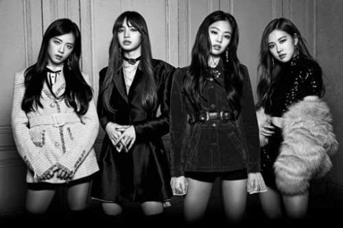 BLACKPINK Square Up 1st Mini Album Black Ver Booklet+PhotoCard+SelfieCard+Lennticular Lyrics+PostCard K-POP Sealed
