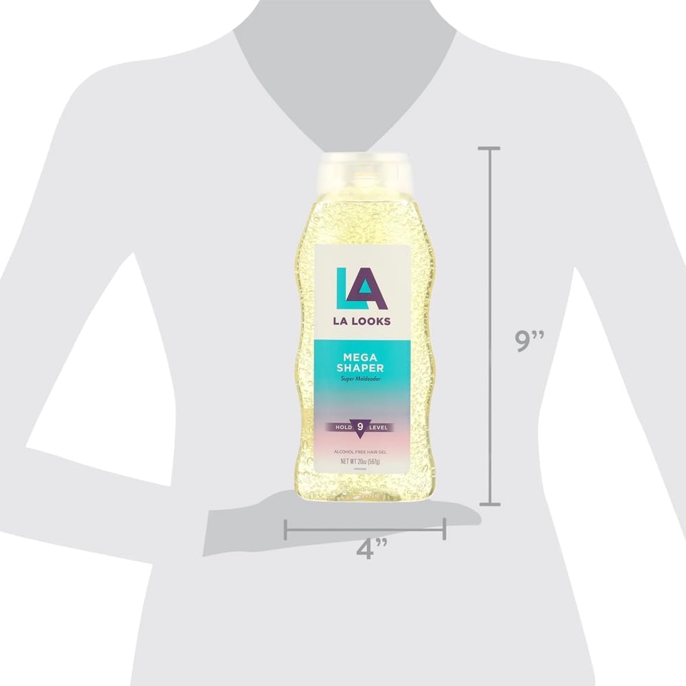 L.A. Looks L.A. Looks Mega Hold Styling Gel, 20 oz (Pack of 3)