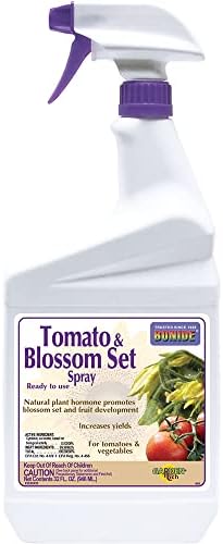 Bonide Tomato & Blossom Spray Set, 32 oz Ready-to-Use | Increases Harvest of Fruits & Vegetables in Home Garden