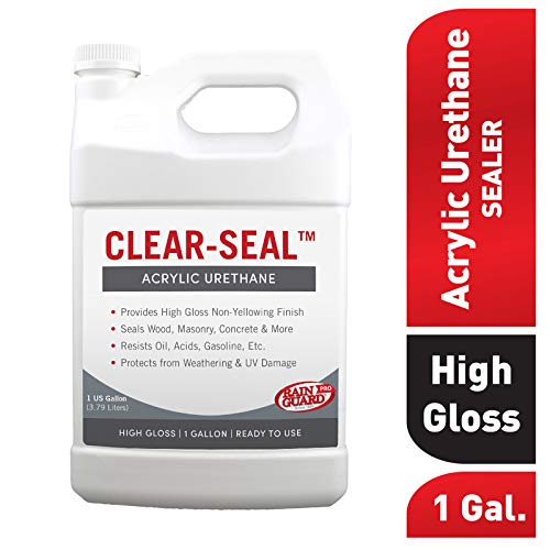 Rain Guard Water Sealers - CLEAR-SEAL - Professional Sealer and Finish Coat For Decorative Concrete, Stone