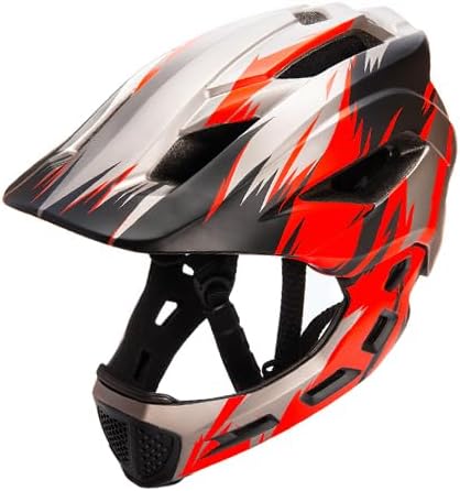 Toddler and Kids Full Face Bike Helmet Girl and Boy BMX