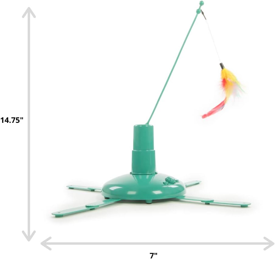 SmartyKat Electronic Motion/Moving Toys for Cats & Kittens, Battery Powered, Mimics Motion of Real Prey, Fun & Interactive Play - Multiple Styles