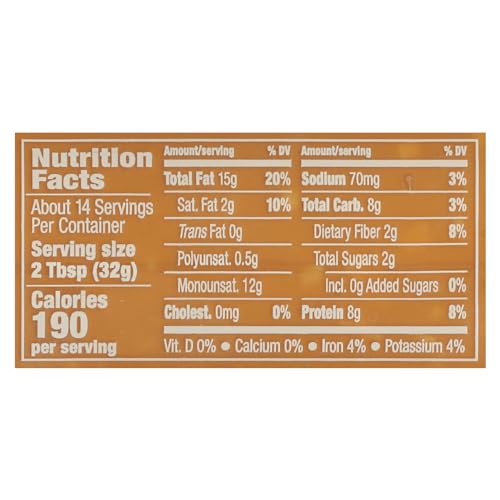 MaraNatha Organic Creamy Peanut Butter, 16 Ounce Jar