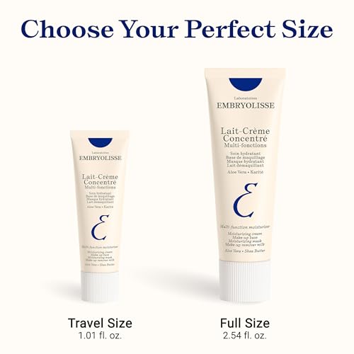Embryolisse Lait-Crème Concentré Face Moisturizer and Makeup Primer, French Face Cream With Shea Butter & Aloe Vera