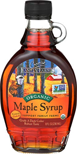 Coombs Family Farms 100% Pure Organic Maple Syrup Grade A Amber Rich, 8 Fl Oz