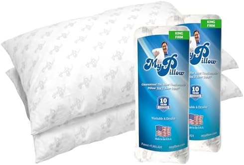 MyPillow Bedding Bed Pillows for Sleeping Queen Size, Set of 2, for Back, Stomach or Side Sleepers - My Pillow Classic Pillow [Queen, Combo]