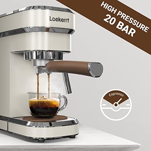 Espresso Machine, Expresso Coffee Machines for Home, 20 Bar Cafetera Espresso with Milk Frother Steam Wand