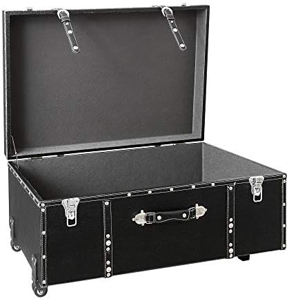 DormCo Texture® Brand Trunk - Black - Large