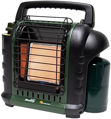 Mr. Heater Buddy 4,000-9,000-BTU Indoor-Safe Portable Propane Radiant Heater - Green