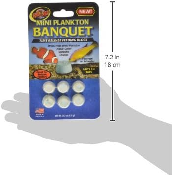 Zoo Med Laboratories AZMBB6 Plankton Banquet Block Feeder Giant, 2 Count
