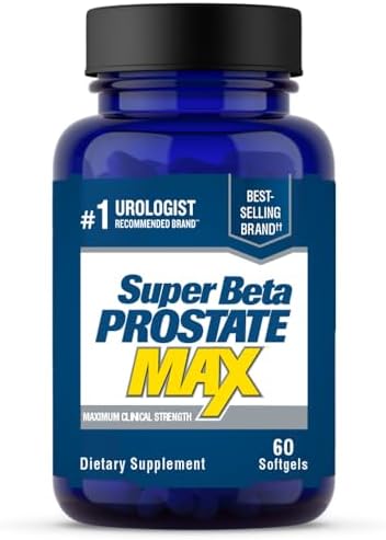 SUPER BETA PROSTATE Max - Prostate Health Supplements for Men, 60ct | Saw Palmetto, Reduce Bathroom Trips, Promote Sleep
