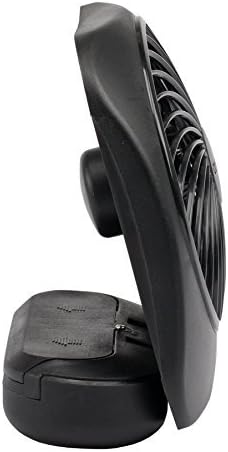 O2COOL Treva 5 in Portable Battery Powered Desk Fan 2-Speed Black | Yes