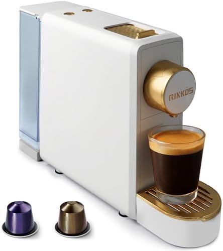 Espresso Machine Compatible with Nespresso Original Capsules, 20 Bar Italian High Pressure Pump Pod Coffee Maker